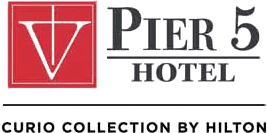 Logo for Pier 5 Hotel, Curio Collection by Hilton
